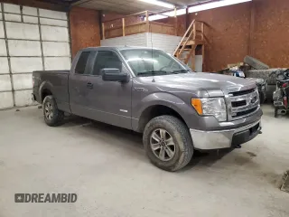2013 Ford F-150 XL with VIN 1FTFX1ETXDFB56208, listed as a Copart auction lot 64496435 with 74,875 mi miles and Salvage title. Bid and sale history available at DreamBid. Image 4.