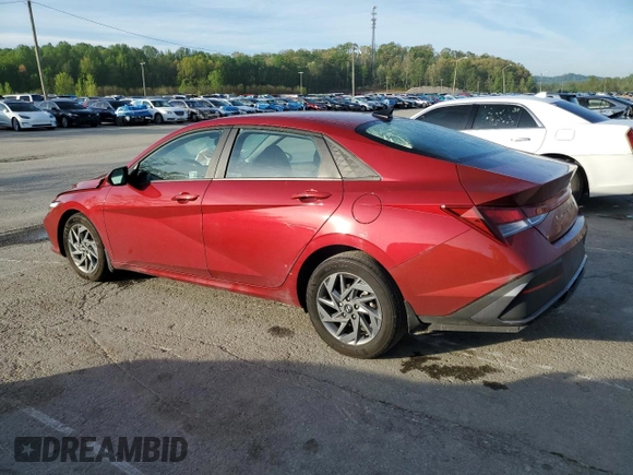 2024 Hyundai Elantra SEL with VIN KMHLM4DG6RU812131, listed as a Copart auction lot 54068065 with 30,137 mi miles and Salvage title. Bid and sale history available at DreamBid. Image 2.