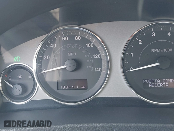 2009 Jeep Grand Cherokee with VIN 1J8HS68T49C524111, listed as a IAAI auction lot 41605917 with 133,441 mi miles and . Bid and sale history available at DreamBid. Image 16.