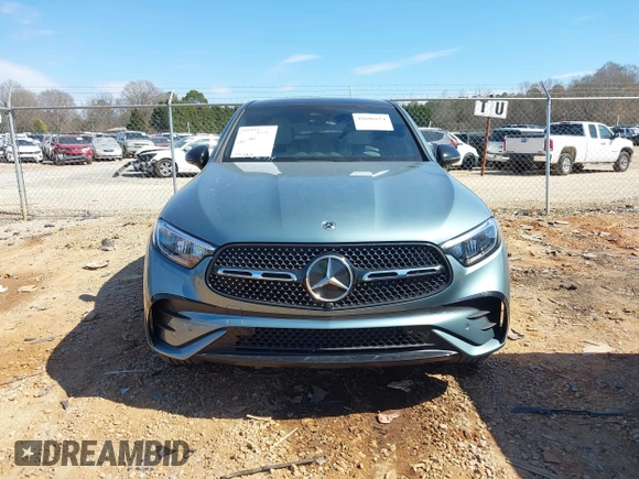 2025 Mercedes-Benz GLC with VIN W1NKJ4HB1SF236734, listed as a IAAI auction lot 41606654 with 13,644 mi miles. Bid and sale history available at carsss.com. Image 12.