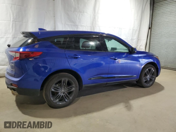 2021 Acura RDX w/A-Spec Package with VIN 5J8TC2H60ML014043, listed as a Copart auction lot 47319815 with 29,065 mi miles and Clean Title. Bid and sale history available at DreamBid. Image 3.