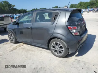 2018 Chevrolet Sonic LT with VIN 1G1JD6SB2J4110450, listed as a Copart auction lot 51548525 with 124,367 mi miles and Non repairable. Bid and sale history available at DreamBid. Image 2.