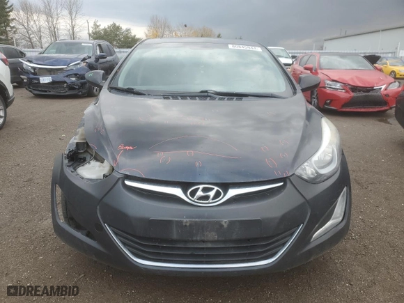 2015 Hyundai Elantra Limited with VIN KMHDH4AE3FU420098, listed as a Copart auction lot 80845944 with 235,509 mi miles and Salvage Title. Bid and sale history available at carsss.com. Image 5.