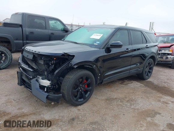2022 Ford Explorer ST with VIN 1FM5K8GC5NGB16819, listed as a IAAI auction lot 41500690 with 53,961 mi miles. Bid and sale history available at carsss.com. Image 2.