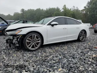 2021 Audi A7 z VIN WAUTPBF25MN078020, wystawiony jako Copart lot #65650504 z przebiegiem 22 074 mil mil oraz Szkody całkowita. Historia ofert i sprzedaży dostępna na DreamBid. Obrazek 1.