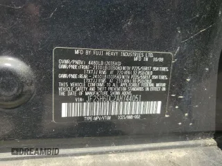 2010 Subaru Forester X Limited with VIN JF2SH6DC2AH744051, listed as a Copart auction lot 62089165 with 187,005 mi miles and Non repairable. Bid and sale history available at DreamBid. Image 14.