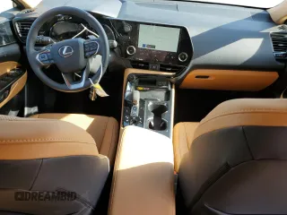 2025 Lexus NX with VIN JTJGGCEZ5S5010402, listed as a Copart auction lot 53383255 with 12,499 mi miles and Salvage Title. Bid and sale history available at carsss.com. Image 8.