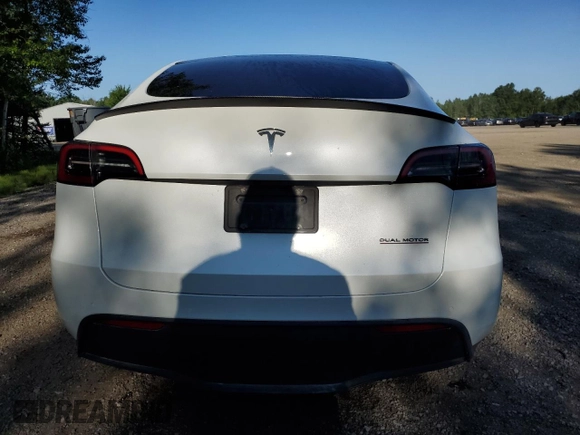 2022 Tesla Model Y Performance with VIN 7SAYGDEF3NF516349, listed as a Copart auction lot 63759245 with Not provided miles and Salvage title. Bid and sale history available at DreamBid. Image 6.