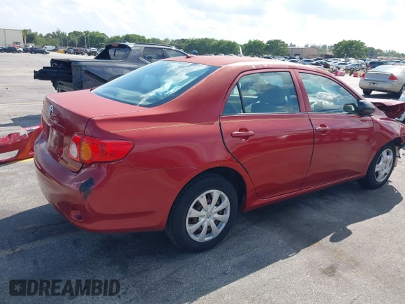 2009 Toyota Corolla with VIN 1NXBU40E99Z155664, listed as a IAAI auction lot 41894205 with 65,563 mi miles. Bid and sale history available at carsss.com. Image 4.
