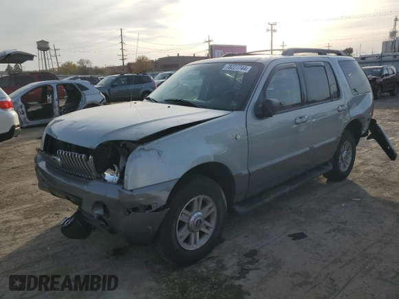 2005 Mercury Mountaineer Convenience z VIN 4M2ZU86K95UJ14463, wystawiony jako Copart lot #78227744 z przebiegiem 165 161 mil mil oraz Szkoda całkowita • Salvage title. Historia ofert i sprzedaży dostępna na DreamBid. Obrazek 1.