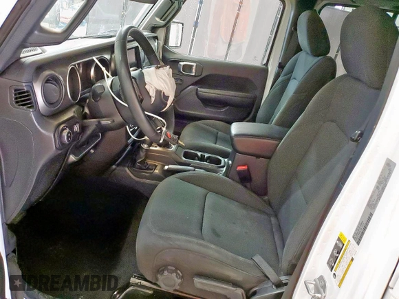 2023 Jeep Gladiator Sport S with VIN 1C6HJTAG1PL542530, listed as a Copart auction lot 60669075 with 44,323 mi miles and Salvage title. Bid and sale history available at DreamBid. Image 7.
