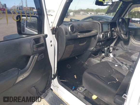 2016 Jeep Wrangler Unlimited Sport RHD with VIN 1C4BJWKG1GL336798, listed as a IAAI auction lot 42134427 with 179,500 mi miles and . Bid and sale history available at DreamBid. Image 5.