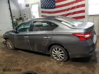 2019 Nissan Sentra SV with VIN 3N1AB7AP9KY284906, listed as a Copart auction lot 49923225 with 41,281 mi miles and Salvage Title. Bid and sale history available at carsss.com. Image 2.