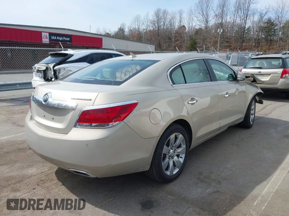 2012 Buick LaCrosse Premium 1 z VIN 1G4GD5E37CF149117, wystawiony jako IAAI lot #41791867 z przebiegiem 123 062 mil mil oraz . Historia ofert i sprzedaży dostępna na DreamBid. Obrazek 4.