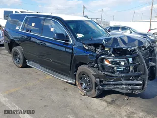 2018 Chevrolet Tahoe Commercial with VIN 1GNLCDECXJR298690, listed as a IAAI auction lot 41367931 with 1 mi miles. Bid and sale history available at carsss.com. Image 1.