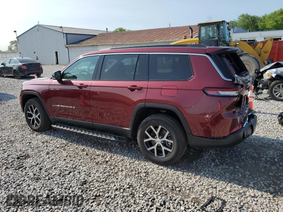 2025 Jeep Grand Cherokee Limited with VIN 1C4RJKBG9S8642375, listed as a Copart auction lot 59274395 with 14,189 mi miles and Salvage title. Bid and sale history available at DreamBid. Image 2.