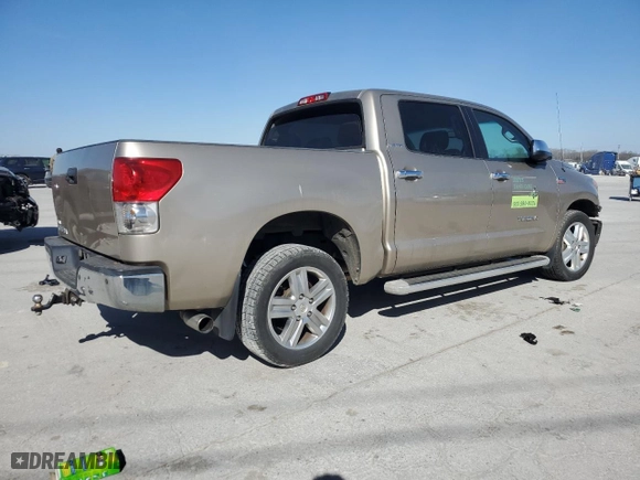 2008 Toyota Tundra 2WD Truck LTD with VIN 5TFEV58168X051202, listed as a Copart auction lot 47401915 with NaN miles and Salvage Title. Bid and sale history available at carsss.com. Image 3.
