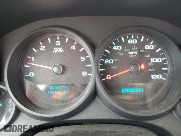 2011 Chevrolet Silverado 1500 Work Truck with VIN 1GCRKPEA7BZ100476, listed as a Copart auction lot 76453004 with 105,895 mi miles and Salvage Title. Bid and sale history available at DreamBid. Image 9.