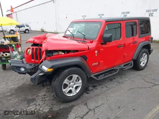 2021 Jeep Wrangler Unlimited Sport S with VIN 1C4HJXDN1MW531032, listed as a IAAI auction lot 40980414 with NaN miles. Bid and sale history available at carsss.com. Image 17.