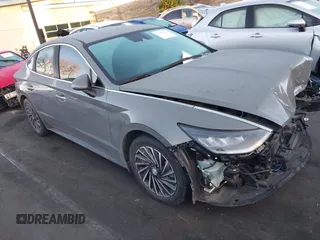 2023 Hyundai Sonata SEL with VIN KMHL34JJ8PA058988, listed as a IAAI auction lot 41818230 with Not Provided miles and . Bid and sale history available at DreamBid. Image 1.