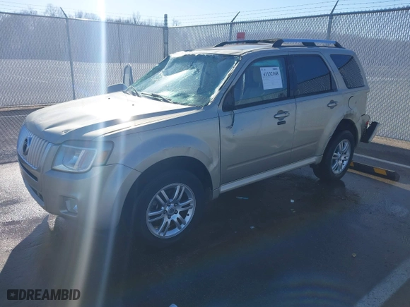 2011 Mercury Mariner Premier with VIN 4M2CN9HG4BKJ05985, listed as a IAAI auction lot 41132168 with 84,031 mi miles. Bid and sale history available at carsss.com. Image 2.