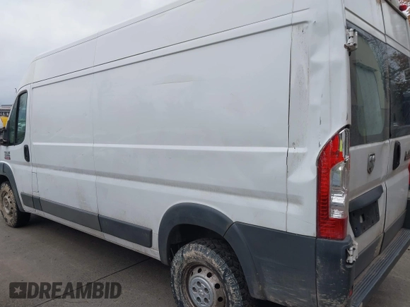 2017 Ram ProMaster Cargo with VIN 3C6TRVDG1HE526042, listed as a IAAI auction lot 41145214 with 157,653 mi miles and . Bid and sale history available at carsss.com. Image 19.