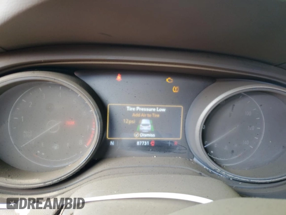 2021 Buick Encore GX Select with VIN KL4MMDSL7MB143133, listed as a Copart auction lot 55728285 with 87,731 mi miles and Salvage title. Bid and sale history available at DreamBid. Image 9.