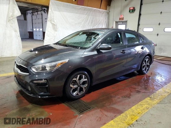 2021 Kia Forte LXS with VIN 3KPF24AD4ME321131, listed as a Copart auction lot 53079615 with 95,828 mi miles and Clean Title. Bid and sale history available at carsss.com. Image 1.