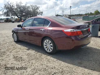 2015 Honda Accord EX-L with VIN 1HGCR2F82FA163233, listed as a Copart auction lot 51297955 with 32,343 mi miles and Salvage title. Bid and sale history available at DreamBid. Image 2.