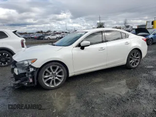 2015 Mazda 6 i Grand Touring with VIN JM1GJ1W5XF1185035, listed as a Copart auction lot 49513705 with 74,845 mi miles and Salvage Title. Bid and sale history available at carsss.com. Image 1.