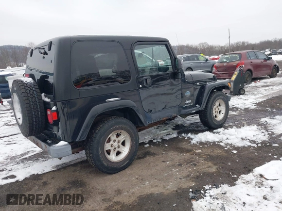 2005 Jeep Wrangler X with VIN 1J4FA39S55P353131, listed as a IAAI auction lot 41575949 with 154,026 mi miles and . Bid and sale history available at DreamBid. Image 4.