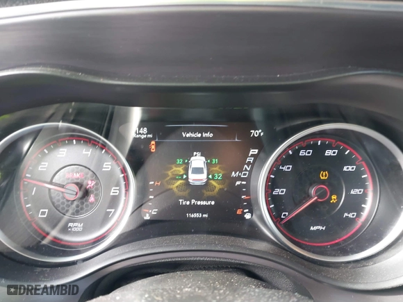 2017 Dodge Charger SE with VIN 2C3CDXBG8HH654518, listed as a IAAI auction lot 41471172 with 116,553 mi miles. Bid and sale history available at carsss.com. Image 7.