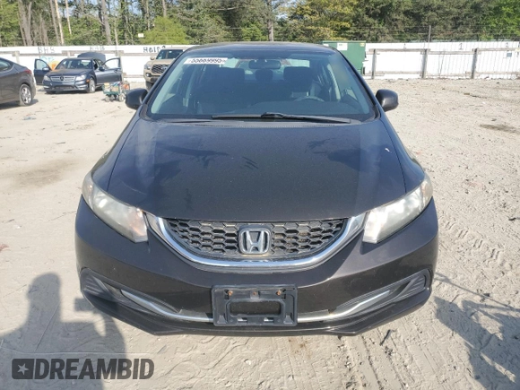 2013 Honda Civic LX with VIN 19XFB2F50DE201977, listed as a Copart auction lot 55669995 with 289,650 mi miles and Clean Title. Bid and sale history available at DreamBid. Image 5.
