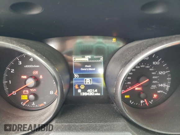 2016 Subaru Legacy 2.5i z VIN 4S3BNAA64G3045759, wystawiony jako Copart lot #55928335 z przebiegiem 139 430 mil mil oraz Szkoda całkowita • Salvage title. Historia ofert i sprzedaży dostępna na DreamBid. Obrazek 9.