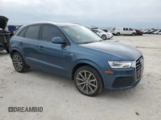 2018 Audi Q3 Premium with VIN WA1BCCFS5JR008788, listed as a Copart auction lot 46404405 with 42,264 mi miles and Salvage Title. Bid and sale history available at carsss.com. Image 4.