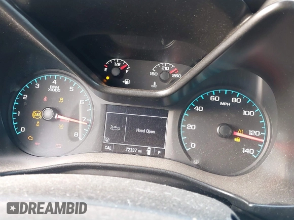2022 Chevrolet Colorado 2WD Work Truck with VIN 1GCGSBEN4N1319525, listed as a IAAI auction lot 41070216 with 22,337 mi miles and . Bid and sale history available at DreamBid. Image 7.