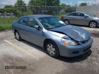 2007 Honda Accord LX with VIN 1HGCM56417A040585, listed as a IAAI auction lot 42697227 with 140,063 mi miles and . Bid and sale history available at DreamBid. Image 1.