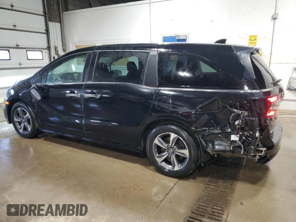 2018 Honda Odyssey Touring with VIN 5FNRL6H85JB049466, listed as a Copart auction lot 49882725 with 78,639 mi miles and Salvage Title. Bid and sale history available at carsss.com. Image 2.
