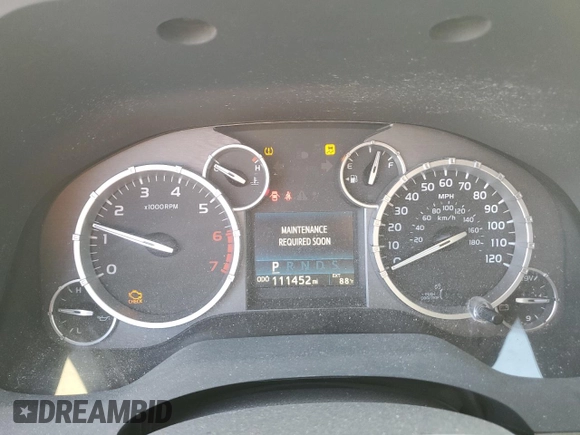 2016 Toyota Tundra SR5 z VIN 5TFDW5F15GX518409, wystawiony jako Copart lot #46624445 z przebiegiem 111 452 mil mil oraz Szkoda całkowita • Salvage title. Historia ofert i sprzedaży dostępna na DreamBid. Obrazek 9.