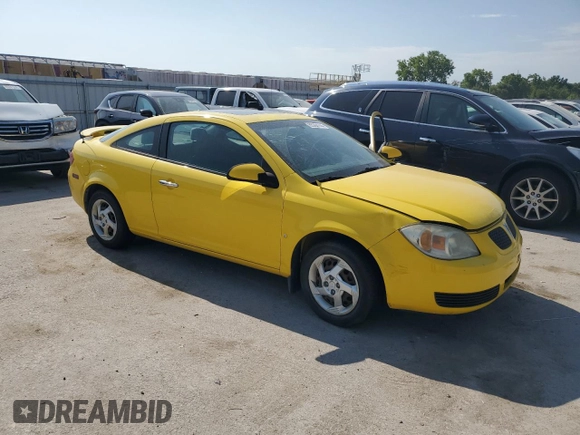 2007 Pontiac G5 with VIN 1G2AL15F277125151, listed as a Copart auction lot 65384144 with Not Provided miles and Salvage Title. Bid and sale history available at DreamBid. Image 4.