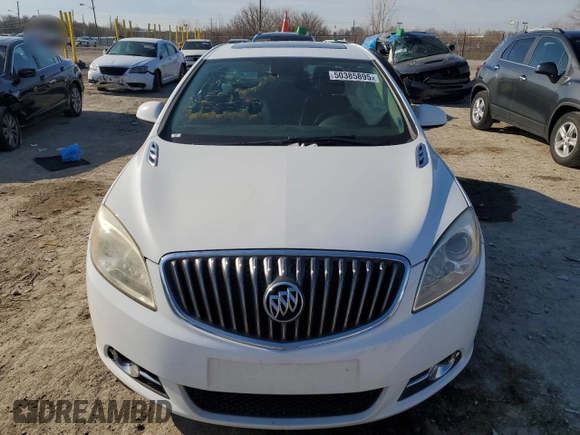 2013 Buick Verano Group with VIN 1G4PS5SK6D4235579, listed as a Copart auction lot 50385895 with Not provided miles and Salvage title. Bid and sale history available at DreamBid. Image 5.