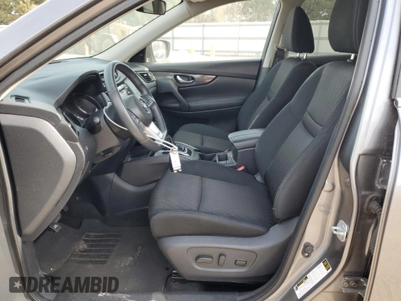 2017 Nissan Rogue SV with VIN KNMAT2MV5HP573539, listed as a Copart auction lot 52445815 with 98,804 mi miles and Salvage Title. Bid and sale history available at carsss.com. Image 7.