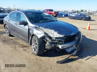 2017 Acura TLX V6 w/Technology Pkg with VIN 19UUB2F58HA001379, listed as a IAAI auction lot 41403818 with 100,512 mi miles. Bid and sale history available at carsss.com. Image 6.