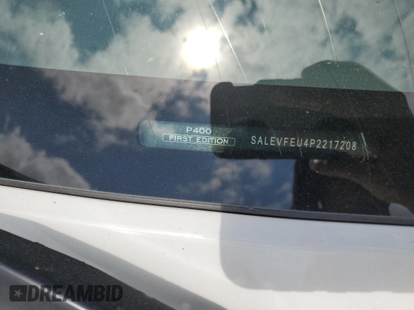 2023 Land Rover Defender с VIN SALEVFEU4P2217208, выставлен на аукционе Copart как лот 71833904 с пробегом Не указан миль и Списание • Salvage title. История ставок и продаж доступна на DreamBid. Изображение 12.