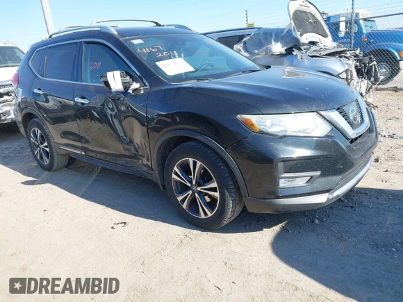 2017 Nissan Rogue SL with VIN 5N1AT2MVXHC859907, listed as a IAAI auction lot 41672011 with 108,949 mi miles. Bid and sale history available at carsss.com. Image 1.