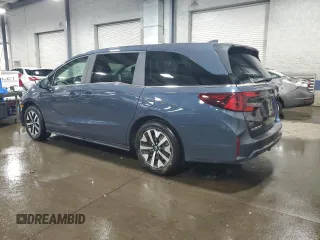 2025 Honda Odyssey EX-L с VIN 5FNRL6H66SB009185, выставлен на аукционе Copart как лот 57158115 с пробегом 8 541 миль миль и Списание • Salvage title. История ставок и продаж доступна на DreamBid. Изображение 2.
