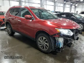 2015 Nissan Rogue SV with VIN 5N1AT2MV4FC886808, listed as a Copart auction lot 50594435 with 98,120 mi miles and Salvage Title. Bid and sale history available at carsss.com. Image 4.