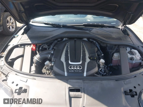 2016 Audi A8 L 4.0T Sport with VIN WAU43AFD1GN022253, listed as a IAAI auction lot 41858053 with 219,517 mi miles. Bid and sale history available at carsss.com. Image 10.