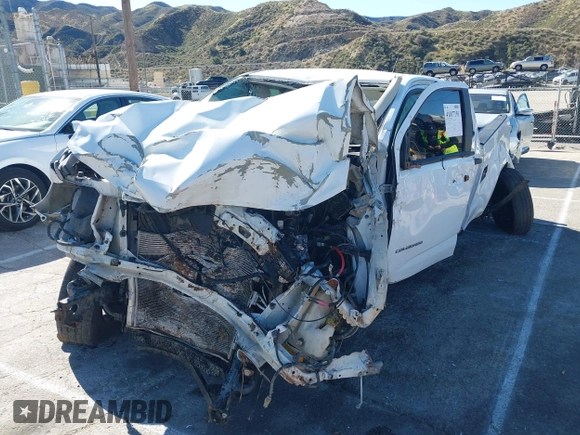 2021 Chevrolet Colorado 2WD Work Truck z VIN 1GCGSBEN9M1172245, wystawiony jako IAAI lot #41817191 z przebiegiem Nie podano mil oraz . Historia ofert i sprzedaży dostępna na DreamBid. Obrazek 2.