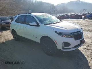 2023 Chevrolet Equinox RS z VIN 3GNAXWEG5PS119939, wystawiony jako Copart lot #47349015 z przebiegiem 29 023 mil mil oraz Szkoda całkowita • Salvage title. Historia ofert i sprzedaży dostępna na DreamBid. Obrazek 4.
